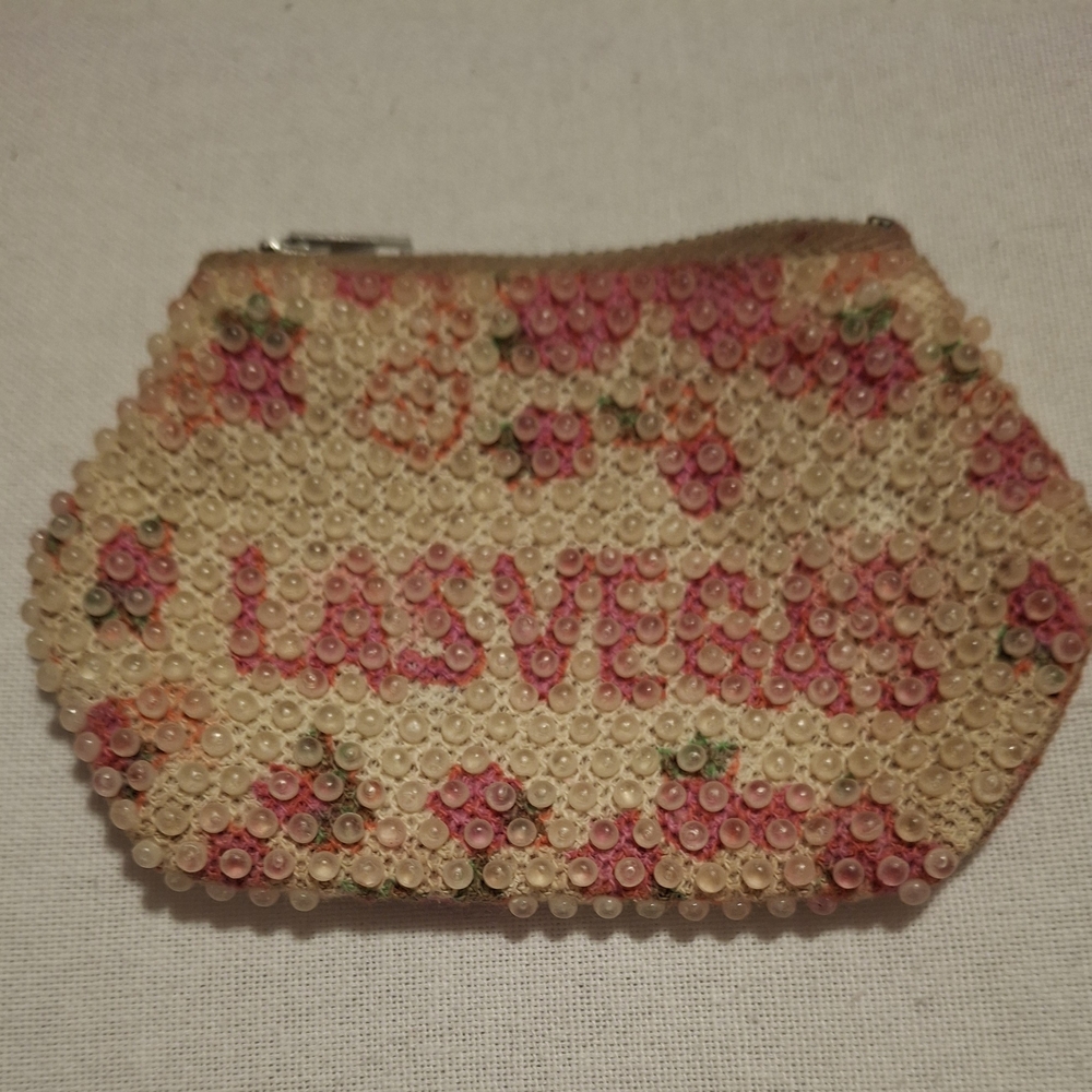 Beaded Las Vegas Coin Purse